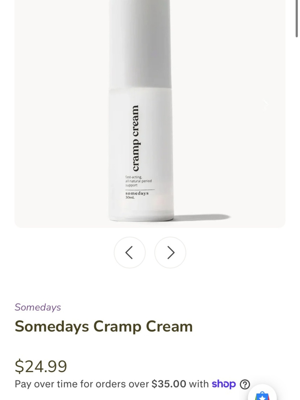Cramp Cream - White